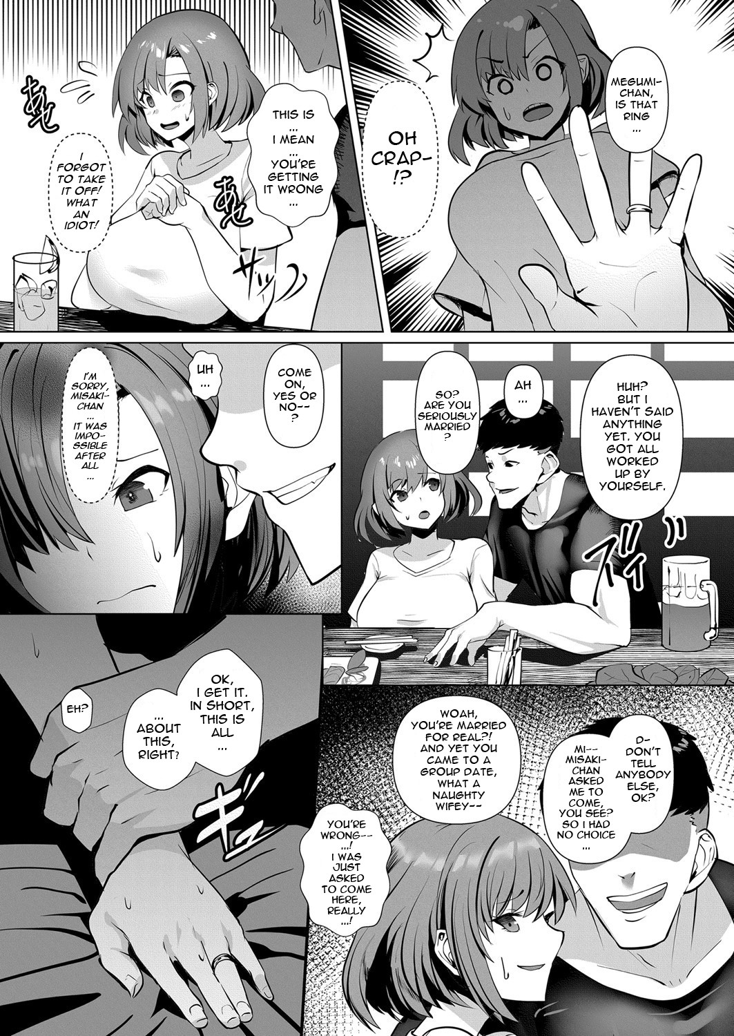 Hentai Manga Comic-Unfaithful Wife Got Carried Away-Read-4